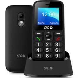 SPC Fortune 2 4G - Teléfono móvil senior para personas mayores con botón SOS, cobertura 4G, teclado grande, radio FM y pantalla 1.77", Negro